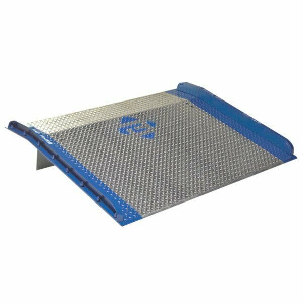 Bluff Mfg AC7248 AC Series 72'' x 48'' Aluminum Dock Board with Bolt-On Steel Curbs 209AC7248